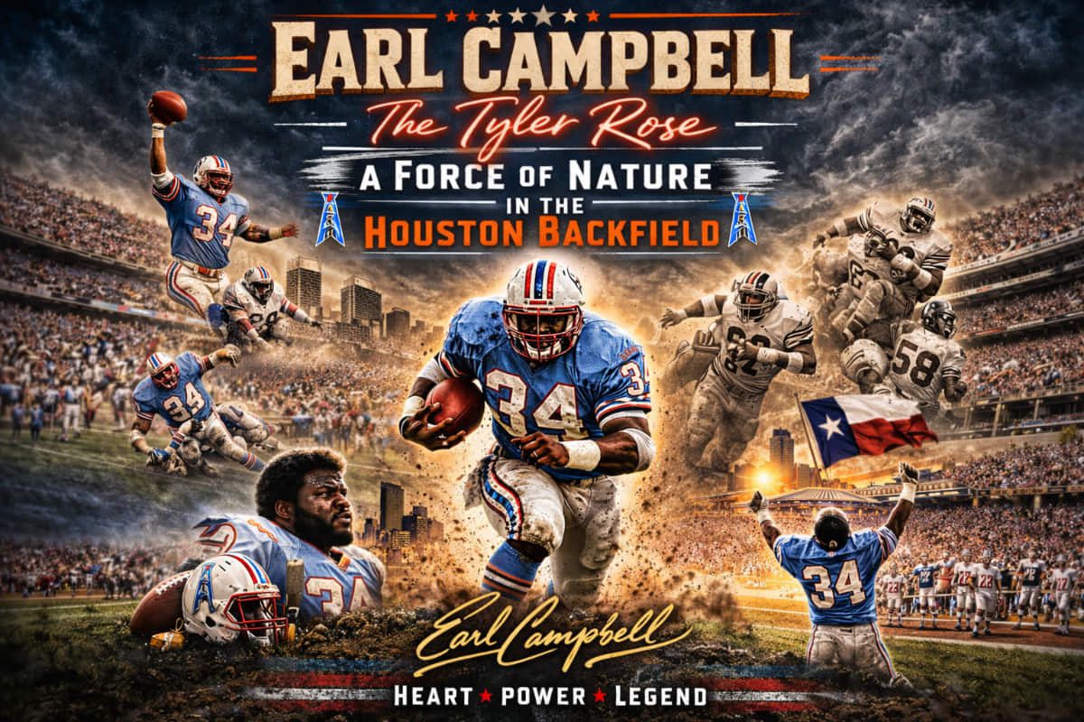 Earl Campbell The Tyler Rose Who Carried Houston