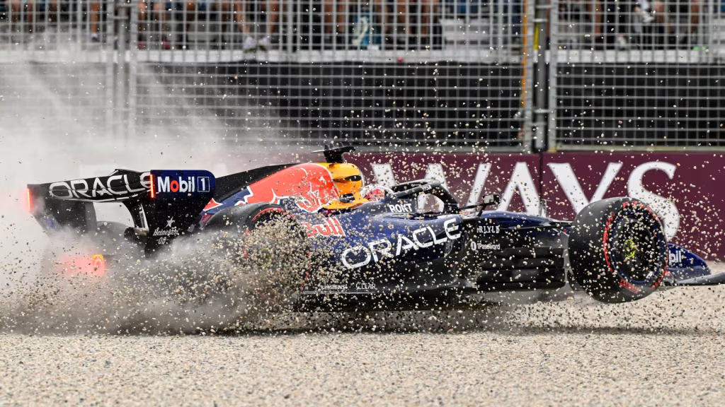 Max Verstappen’s Bizarre Q1 Crash Exposes Red Bull’s First Major Technical Flaw Of 2026 Max Verstappen’s Red Bull after his Q1 crash during Australian Grand Prix qualifying