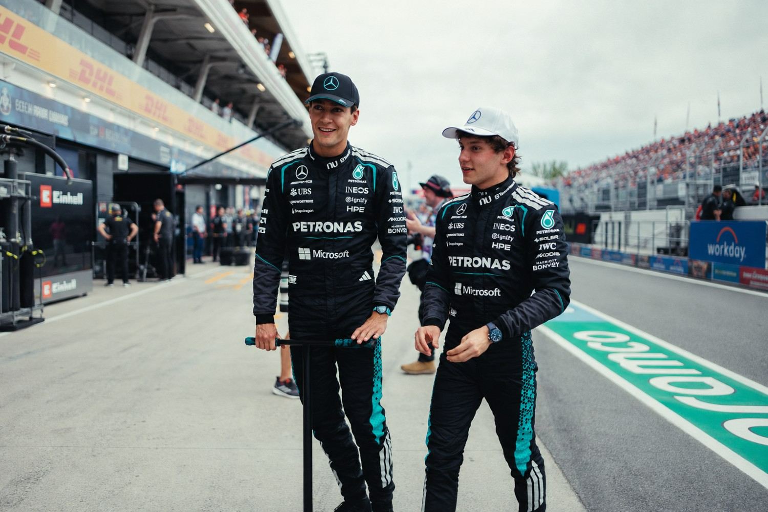 George Russell COTA Balance Test vs Kimi Antonelli